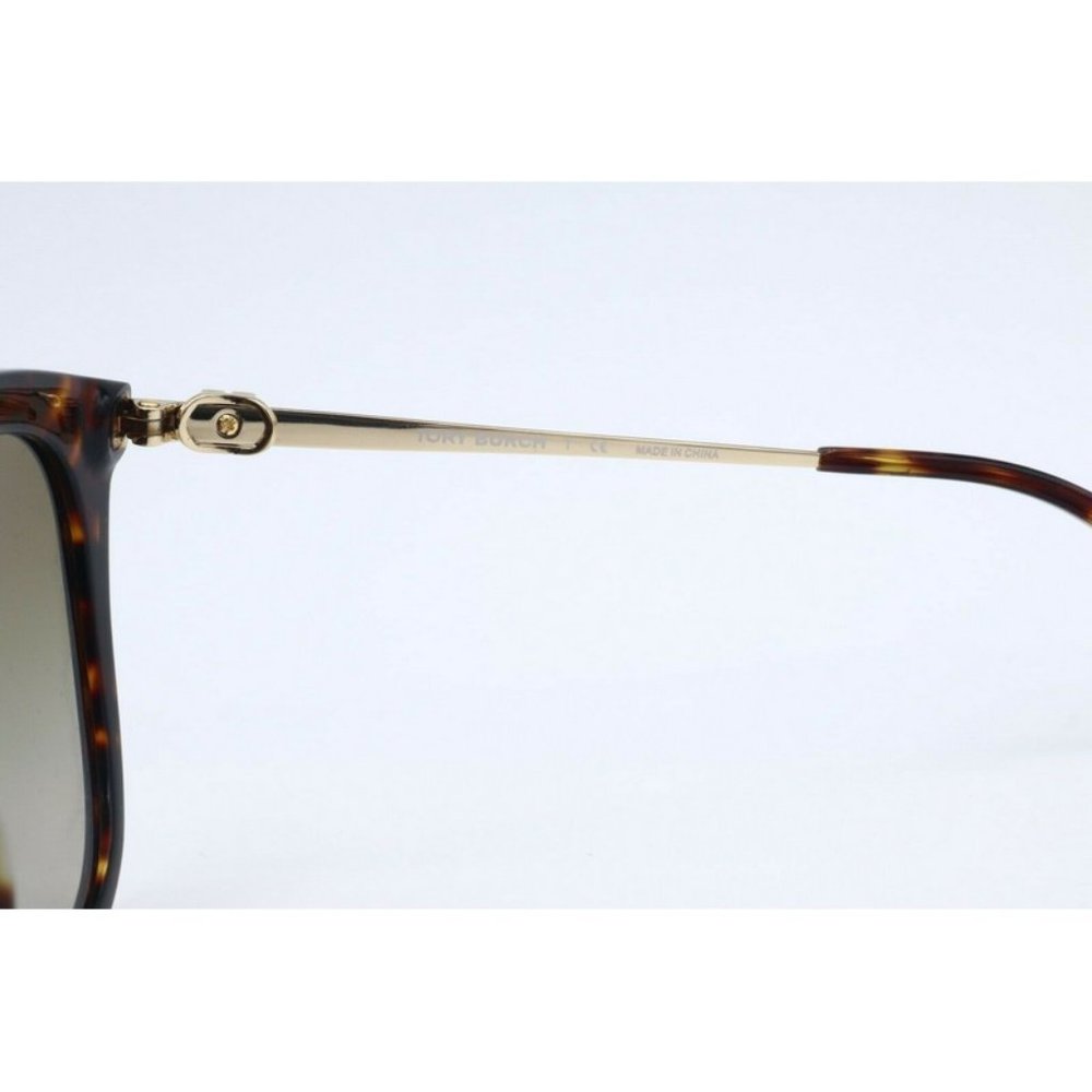 New Tory Burch TY 7137 1728/13 Tortoise Cat Eye Sunglasses Gray Lenses 54mm - Picture 5 of 7